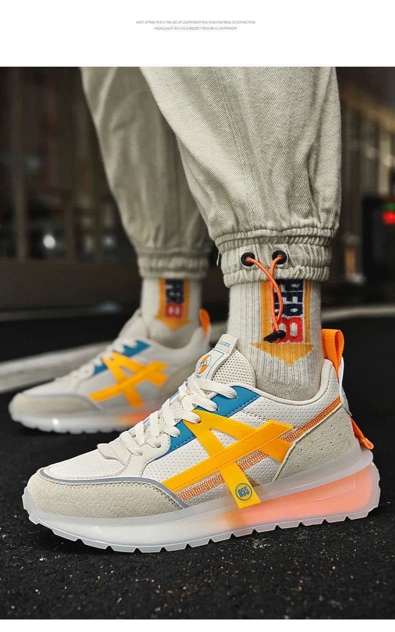 A55 multi colored sneakers