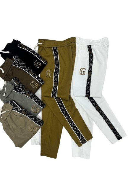 Multi colored design trainers trousers