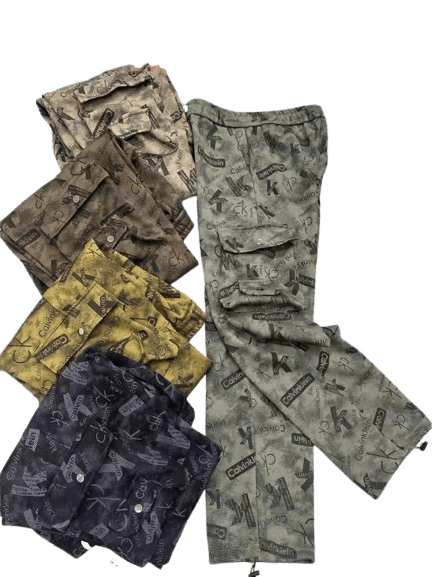 Soldier colored design trainers trousers